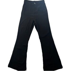 H&M Pants Womens 4‎ Flare Crepe High Waist Bellbottom Career Office Neutral NEW